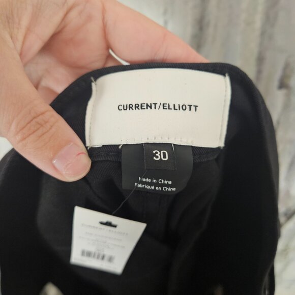 NWT Current/Elliott The Confidant Pants Black Size 30 $198 - Picture 4 of 12